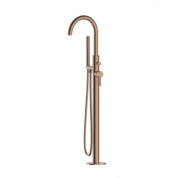 Oltens Molle bateria wannowa wolnostojąca miedź szczotkowana 34300610