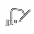 Oltens Molle bateria wannowa 4-otworowa nikiel 34200910