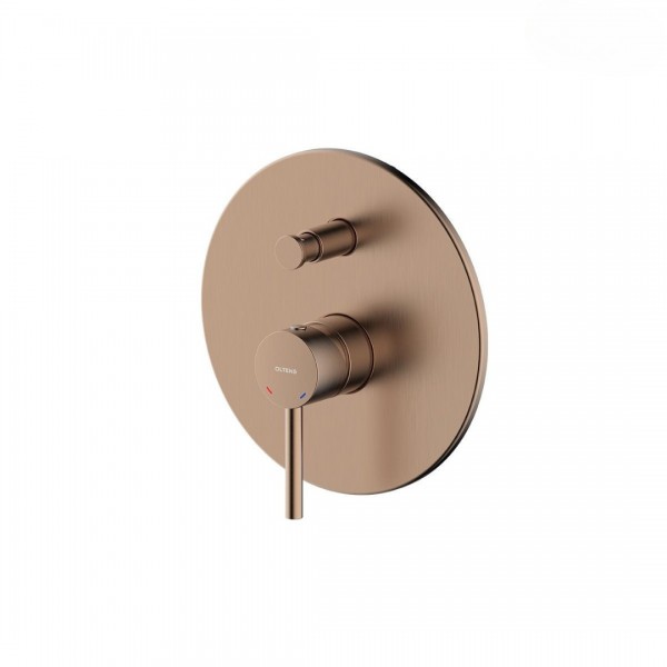 Oltens Molle bateria wannowo-prysznicowa podtynkowa miedź szczotkowana 34100610