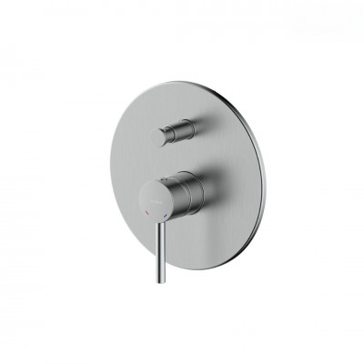 Oltens Molle bateria wannowo-prysznicowa podtynkowa nikiel 34100910