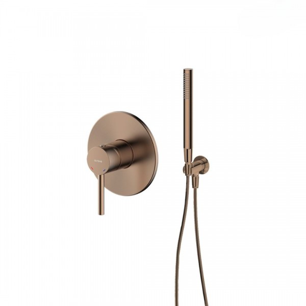 Oltens Molle zestaw prysznicowy podtynkowy miedź szczotkowana 36612610