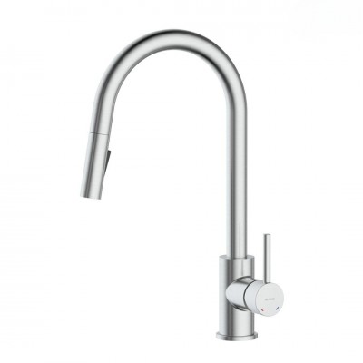 Oltens Litla bateria kuchenna stojąca z wyciąganą wylewką nikiel 35204910 Oltens Litla bateria kuchenna stojąca z wyciąganą wylewką nikiel 35204910