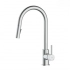 Oltens Litla bateria kuchenna stojąca z wyciąganą wylewką nikiel 35204910