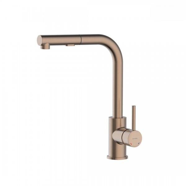 Oltens Myvat bateria kuchenna stojąca z wyciąganą wylewką miedź szczotkowana 35205610