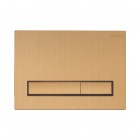 Oltens Torne przycisk spłukujący do WC złoto szczotkowane 57101810