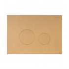 Oltens Lule przycisk spłukujący do WC złoto szczotkowane 57102810