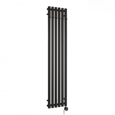 Oltens Stang (e) grzejnik łazienkowy 150x31,5 cm elektryczny czarny mat 55122300