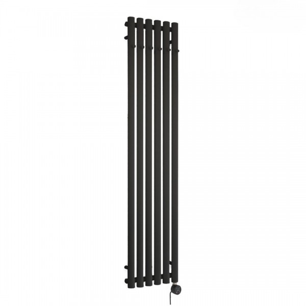 Oltens Stang (e) grzejnik łazienkowy 150x31,5 cm elektryczny czarny mat 55122300