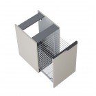 Elita Meble Soho komoda 40 cm z koszem cargo wisząca boczna beżowy mat RE080402047020