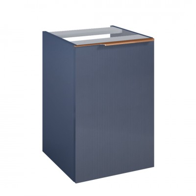 Elita Meble Soho komoda 40 cm z koszem cargo wisząca boczna granatowy mat RE080402047030