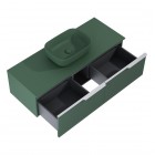 Elita Meble Soho Slim szafka podumywalkowa 120 cm wisząca zielony mat RE081204047010