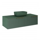 Elita Meble Soho Slim szafka podumywalkowa 120 cm wisząca zielony mat RE081204047010