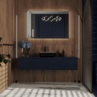 Elita Meble Soho Slim szafka podumywalkowa 120 cm wisząca granatowy mat RE081204047030