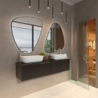 Elita Meble Soho Slim szafka podumywalkowa 120 cm wisząca czarny mat RE081204047160