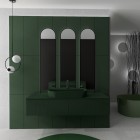 Elita Meble Soho Slim szafka podumywalkowa 160 cm wisząca zielony mat RE081604047010