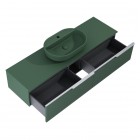 Elita Meble Soho Slim szafka podumywalkowa 160 cm wisząca zielony mat RE081604047010