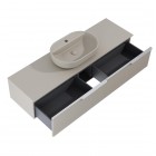 Elita Meble Soho Slim szafka podumywalkowa 160 cm wisząca beżowy mat RE081604047020