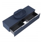 Elita Meble Soho Slim szafka podumywalkowa 160 cm wisząca granatowy mat RE081604047030