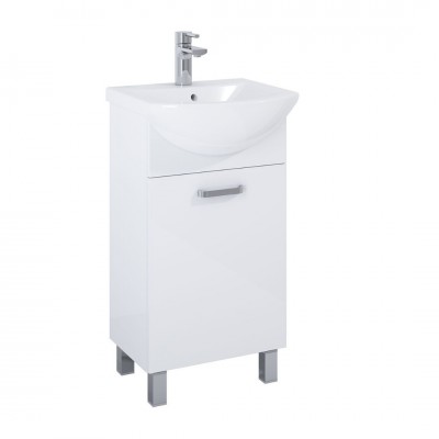 Elita Sunn umywalka z szafką 45,5x44,3 cm biały połysk RE169190008060