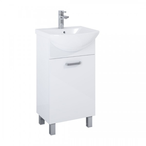 Elita Sunn umywalka z szafką 45,5x44,3 cm biały połysk RE169190008060