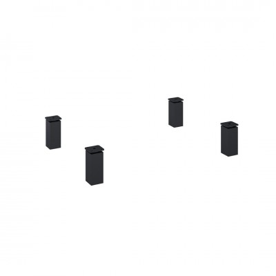 Elita Meble Sunn nóżki do szafki czarny mat RE169239000560