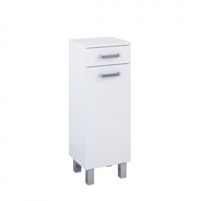 Elita Meble Sunn szafka 30,1x29,6 cm boczna stojąca biały połysk RE169197008060