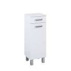 Elita Meble Sunn szafka 30,1x29,6 cm boczna stojąca biały połysk RE169197008060