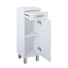 Elita Meble Sunn szafka 30,1x29,6 cm boczna stojąca biały połysk RE169197008060