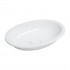 Omnires Shell M+ umywalka 54x37 cm owalna wpuszczana-podblatowa biały połysk SHELL480UPBP