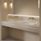 Omnires Shell M+ umywalka 54x37 cm owalna wpuszczana-podblatowa biały mat SHELL480UPBM