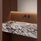 Omnires Shell M+ umywalka 44x31 cm owalna wpuszczana-podblatowa biały połysk SHELL380UPBP