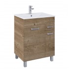 Elita Meble Sunn szafka z umywalką 60 cm stojąca dąb canela RE169212007050
