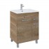 Elita Meble Sunn szafka z umywalką 60 cm stojąca dąb canela RE169212007050