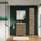 Elita Meble Sunn szafka z umywalką 60 cm stojąca dąb canela RE169212007050