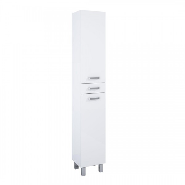 Elita Meble Sunn szafka 29,9 cm boczna stojąca biały połysk RE169201008060