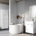 Elita Meble Sunn 60 cm boczna stojąca biały połysk RE169203008060