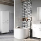 Elita Meble Sunn szafka 58,4 cm boczna stojąca biały połysk RE169202008060