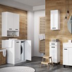 Elita Meble Sunn szafka 70 cm boczna wisząca biały połysk RE169211008060