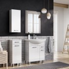 Elita Meble Sunn szafka 29,9 cm boczna wisząca biały połysk RE169205008060