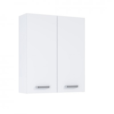 Elita Meble Sunn szafka 59,9 cm boczna wisząca biały połysk RE169208008060