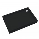 Schedpol Medium brodzik prostokątny 80x100 cm czarny mat 3.4736/C/MG