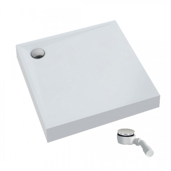 Schedpol Solido brodzik kwadratowy 90x90 cm biały 3.1461