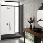 Schedpol New Horizons Black Stone brodzik kwadratowy 80x80 cm 33300/C/ST-M2