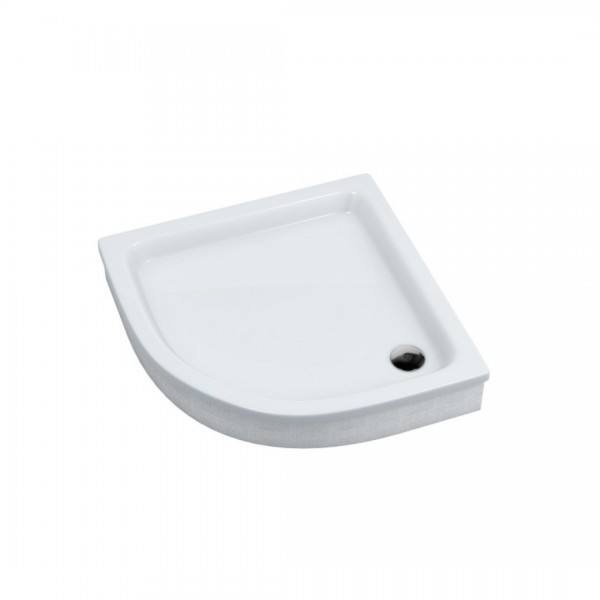 Schedpol Grando brodzik półokrągły 80x80 cm biały 3.028