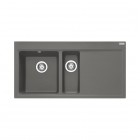 Franke Mythos MTG 651-100 zlewozmywak 100x51,5 cm prawy Fragranit+ kamienny szary 114.0675.933