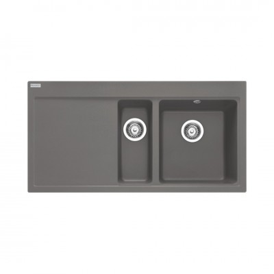 Franke Mythos MTG 651-100 zlewozmywak 100x51,5 cm lewy Fragranit+ kamienny szary 114.0743.114