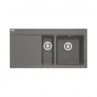 Franke Mythos MTG 651-100 zlewozmywak 100x51,5 cm lewy Fragranit+ kamienny szary 114.0743.114