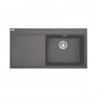 Franke Mythos MTG 611-100 zlewozmywak 100x51,5 cm lewy Fragranit+ kamienny szary 114.0675.938
