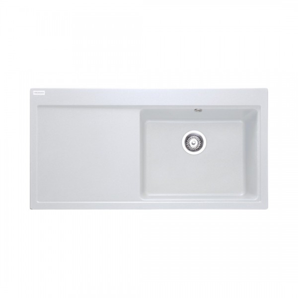 Franke Mythos MTG 611-100 zlewozmywak 100x51,5 cm lewy Fragranit+ biały polarny 114.0675.972