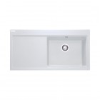 Franke Mythos MTG 611-100 zlewozmywak 100x51,5 cm lewy Fragranit+ biały polarny 114.0675.972